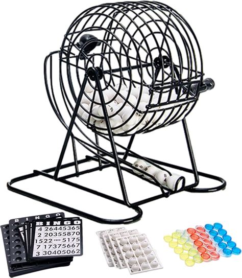 lottery ball spinner.